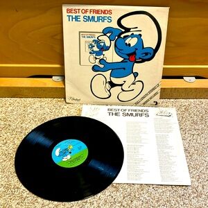 Best of Friends The Smurfs 1982 Vinyl Album
